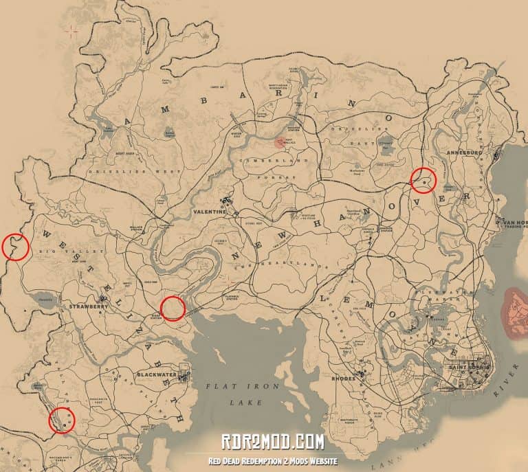 Rdr2 Trapper Locations 