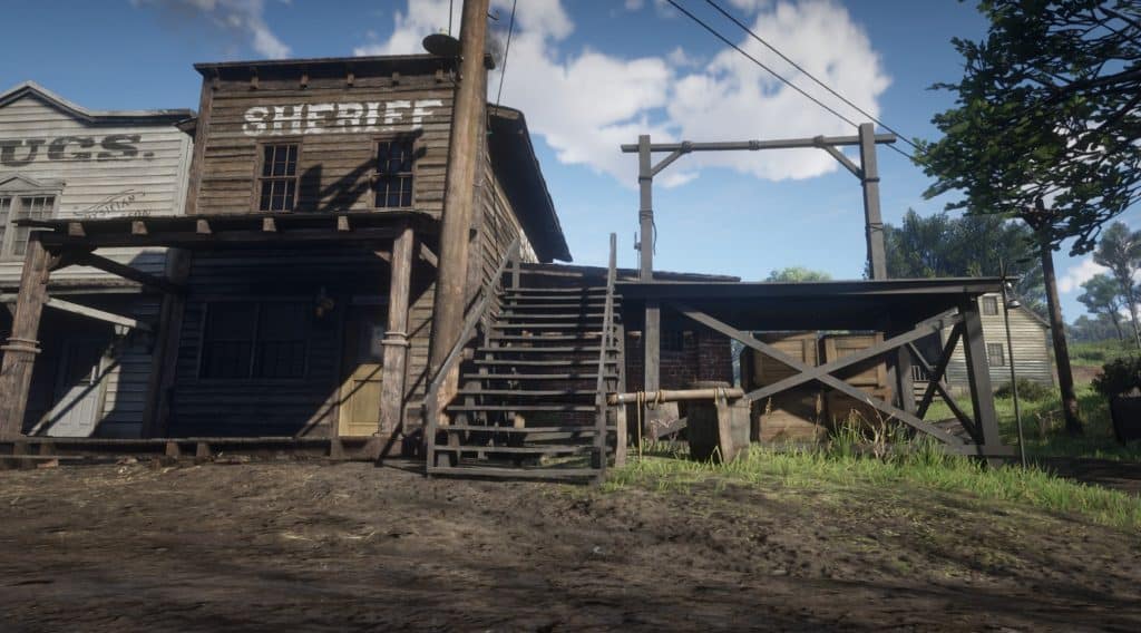 Better Gallows Round the Map - Red Dead Redemption 2 Mod