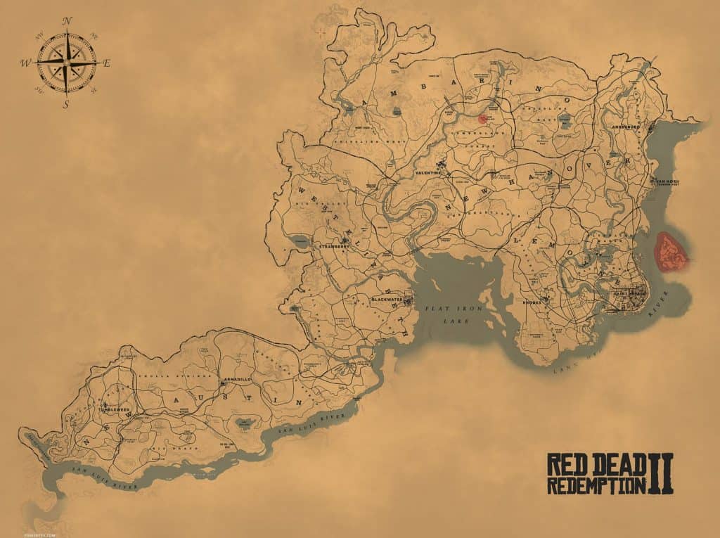 Revealed Map - Red Dead Redemption 2 Mod